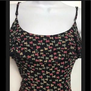 Jupe Courte Trina Turk Florale En Soie - Taille 4 à Volants étagés - Occasion Excellente
